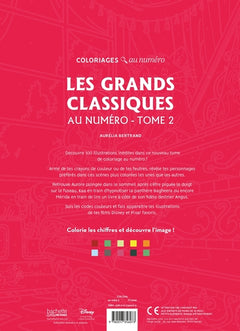 Coloriages au numéro - Grands classiques Tome 2
