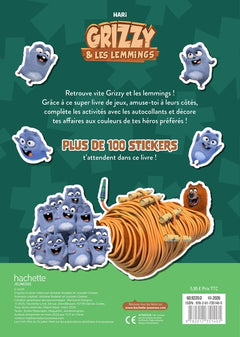 Grizzy et les lemmings - 100 stickers