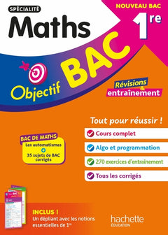 Objectif BAC - spécialité Maths 1re
