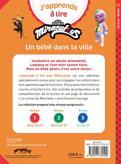 Miraculous Première lecture CP niveau 1 - Un bébé dans la ville