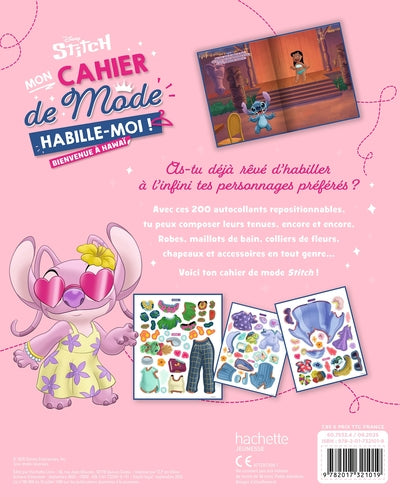 STITCH - Habille-moi ! - Mon cahier de mode - Bienvenue à Hawaï ! - Disney