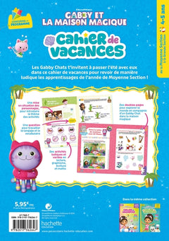 Gabby et la maison magique - Cahier de vacances 2026 - De la Moyenne Section à la Grande Section