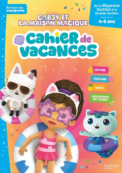 Gabby et la maison magique - Cahier de vacances 2026 - De la Moyenne Section à la Grande Section