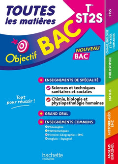 Objectif BAC 2026 - Terminale ST2S Toutes les matières