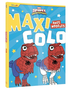 SPIDEY ET SES AMIS EXTRAORDINAIRES - Maxi Colo avec modèles - MARVEL