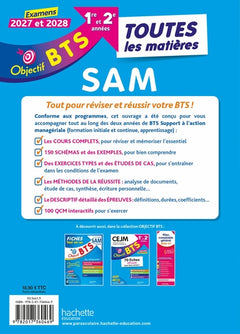 Objectif BTS SAM (1re et 2e années) - Toutes les matières, examens 2027-2028