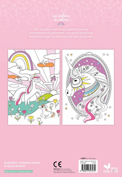 Coloriages licornes kawaii