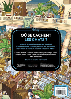 DISNEY - Cherche et trouve - Où se cachent les chats ?