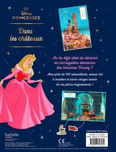 DISNEY PRINCESSES - Dans les châteaux de Princesses - Livre silhouetté avec stickers