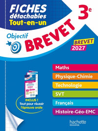 Objectif Brevet - Fiches Tout-en-un 2027