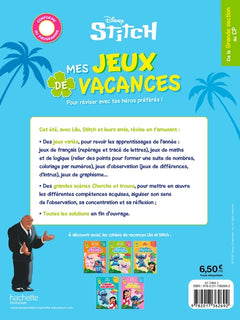Disney - Stitch - Mes   jeux de vacances 2026 - De la Grande Section au CP