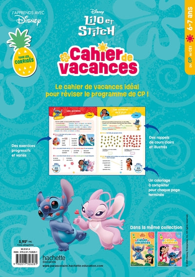 Disney - Lilo et Stitch - Du CP au CE1 - Cahier de vacances 2025