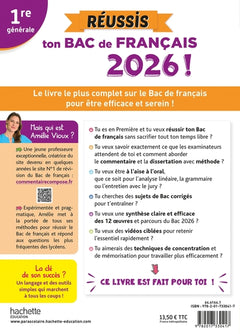 Réussis ton Bac de français 2026 avec Amélie Vioux 1re générale