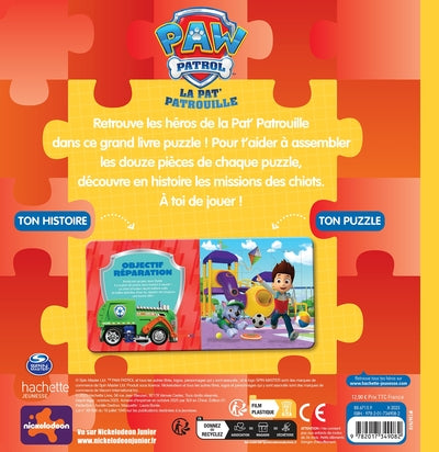 Pat' Patrouille - Mon grand livre puzzle