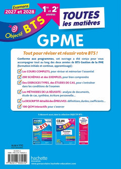 Objectif BTS GPME (1re et 2e années) - Toutes les matières, examens 2027-2028