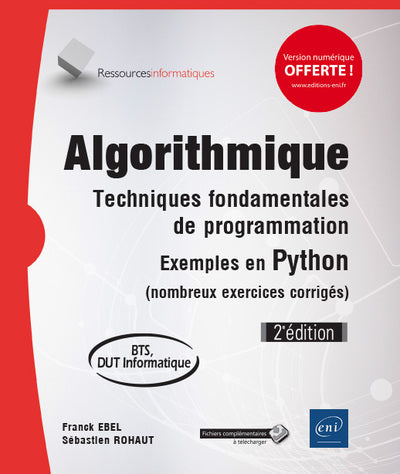 Algorithmique - Techniques fondamentales de programmation - Exemples en Python