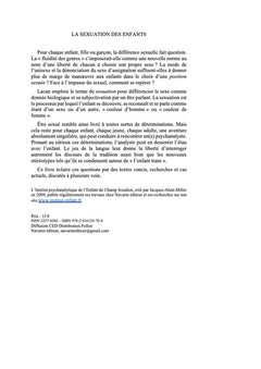 La sexuation des enfants