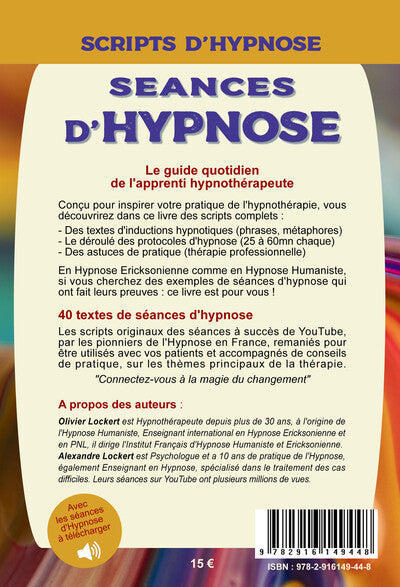 40 séances d'hypnose - Scripts professionnels d'hypnose thérapeutique