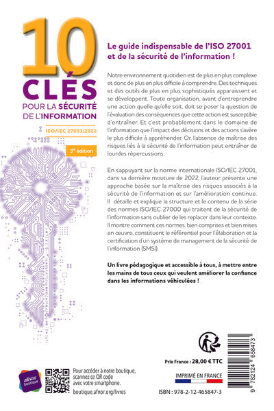 10 clés pour la sécurité de l'information