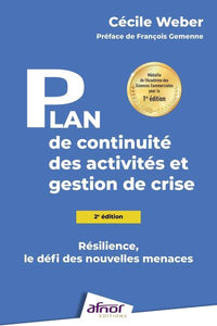 Plan de continuité des activités et gestions de crise