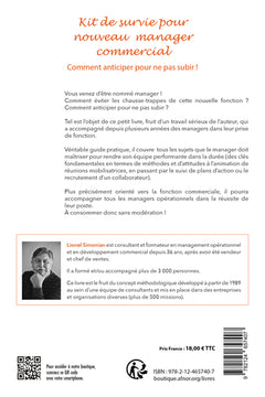 Kit de survie pour nouveau manager commercial
