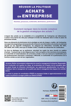 Réussir la politique achats en entreprise