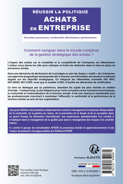 Réussir la politique achats en entreprise