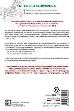 NF EN ISO 14001:2026 - Systèmes de management environnemental