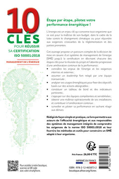 10 clés pour réussir sa certification ISO 50001:2018