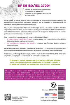 NF EN ISO/IEC 27001 - Sécurité de l'information, cybersécurité et protection de la vie privée