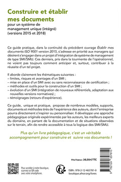 Construire et établir mes documents pour un système de management unique (intégré)