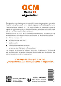 QCM Vente et négociation