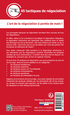 45 tactiques de négociation