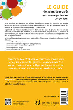 Le guide des plans de progrès pour une organisation et ses sites