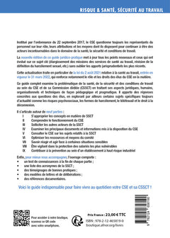 CSE : santé, sécurité et conditions de travail