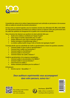 Le kit de l'auditeur en agroalimentaire