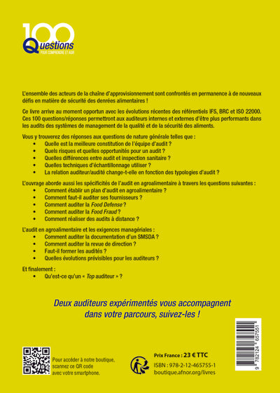 Le kit de l'auditeur en agroalimentaire