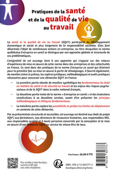Pratiques de la santé et de la qualité de vie au travail