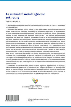 La mutualité sociale agricole 1981-2015