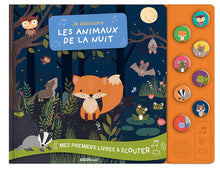 Mes premiers livres à écouter - Je découvre les animaux de la nuit
