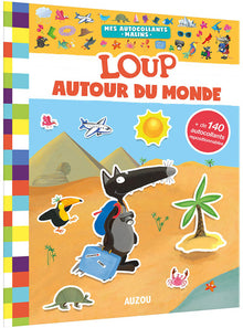 Mes autocollants malin - Loup autour du monde