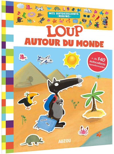 Mes autocollants malin - Loup autour du monde