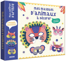 Mes masques d'animaux à décorer: Avec de la feutrine