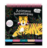 Mes tableaux à gratter des animaux fantastiques