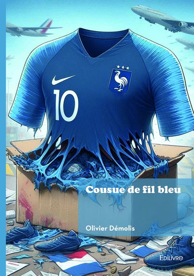 Cousue de fil bleu