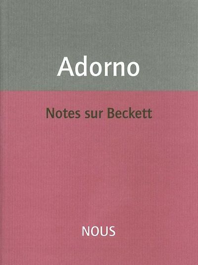 Notes sur Beckett