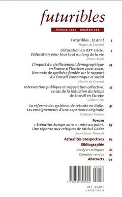 Futuribles, numéro 262