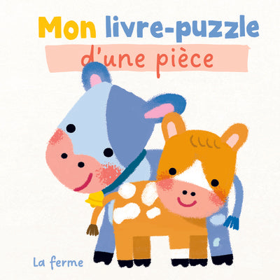 La ferme - Mon livre-puzzle d'une pièce