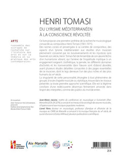 Henri Tomasi du lyrisme méditerranéen à la conscience révoltée