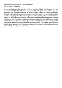 Représentations artistiques du travail des femmes